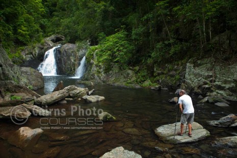 Image of photographer at Crystal Cascades, Cairns, North Queensland, Australia