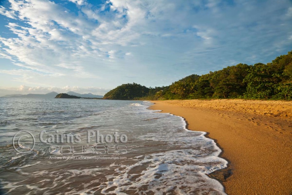 Image of dawn along Trinity Beach, Cairns, North Queensland, Australia