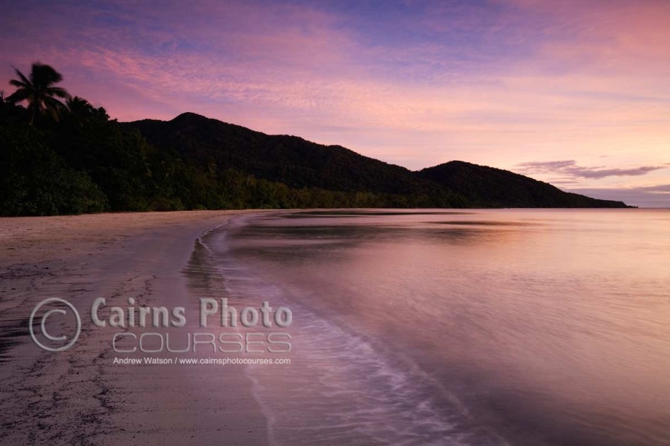 Image of Cape Tribulation beach at dawn, Daintree National Park, North Queensland, Australia