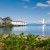 Image of sailing boat passing Sugar Wharf, Port Douglas, North Queensland, Australia