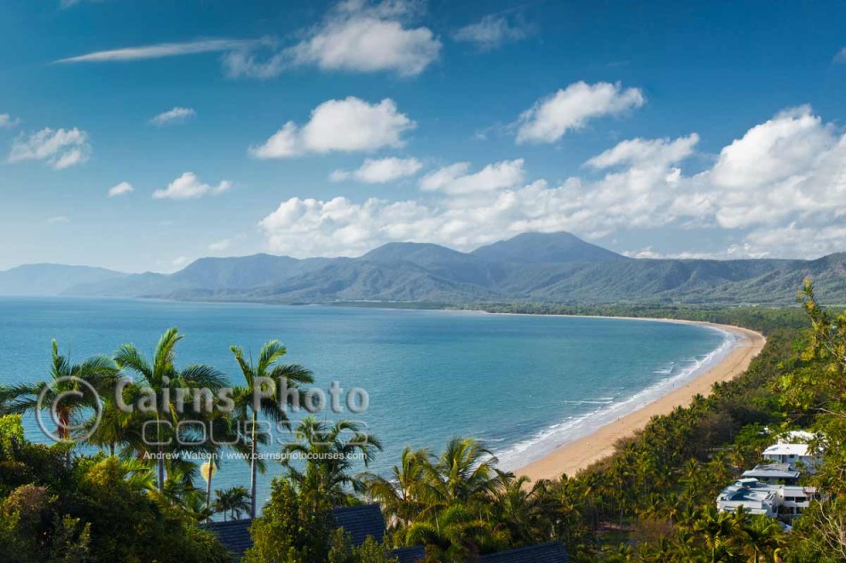 Image of Four Mile Beach viewed from Flagstaff Hill, Port Douglas, North Queensland, Australia