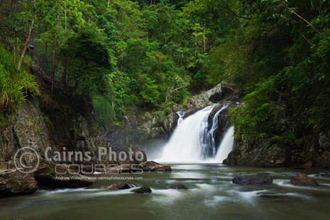 Image of waterfall at Crystal Cascades, Cairns, North Queensland, Australia