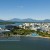 Aerial image of Esplanade waterfront and city skyline, Cairns, North Queensland, Australia