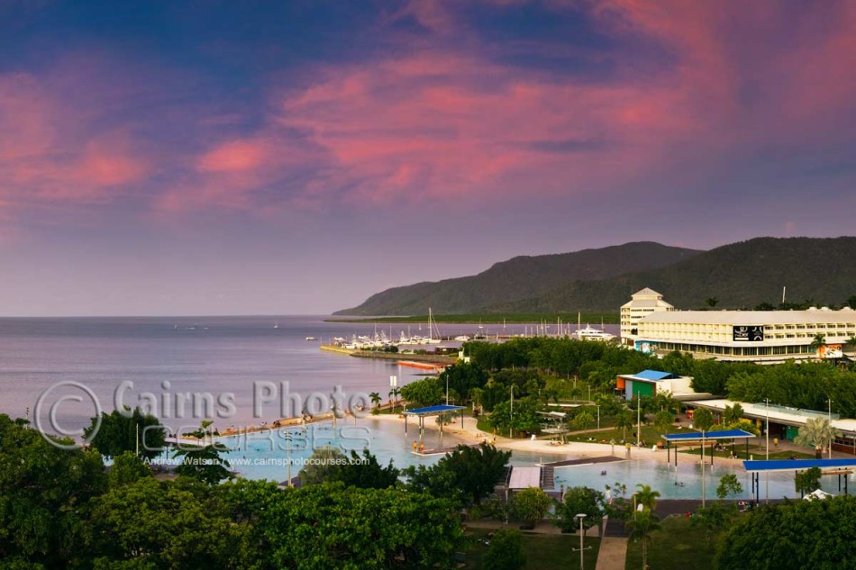 Image of Esplanade Lagoon and The Pier at the Marina, Cairns, North Queensland, Australia